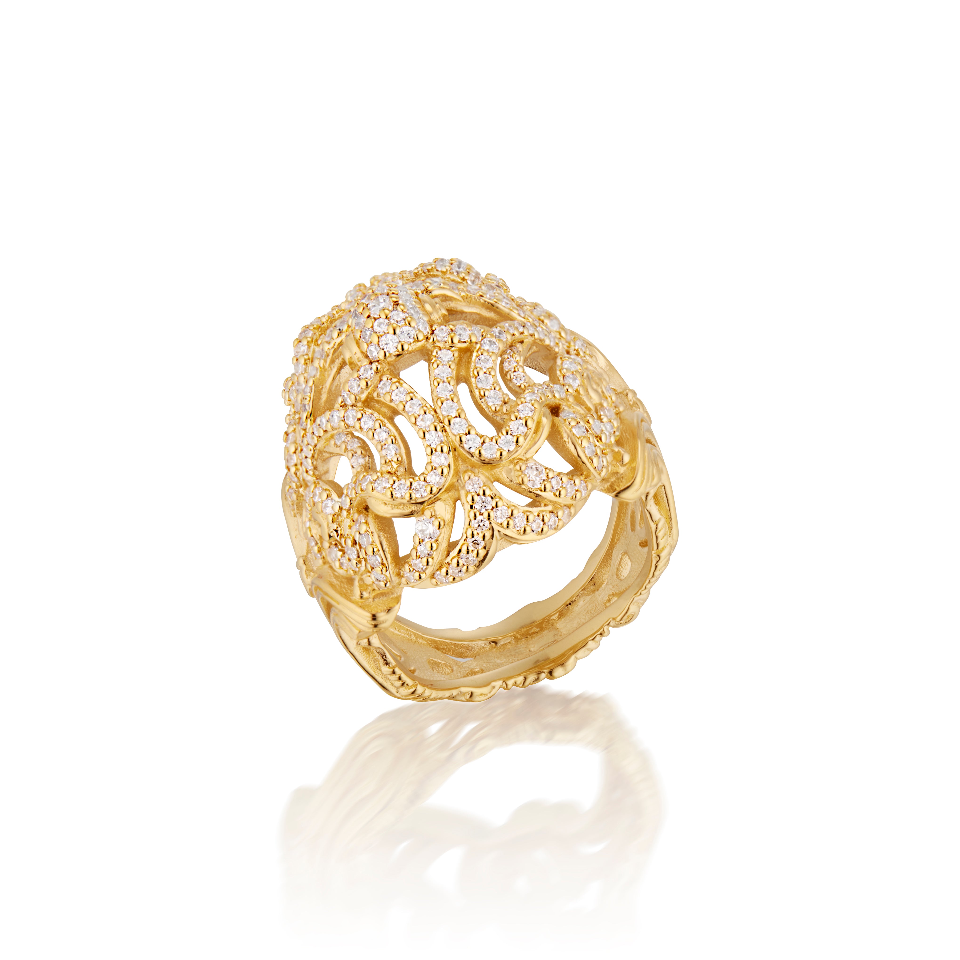 Intricata Ring, Pavé Diamond