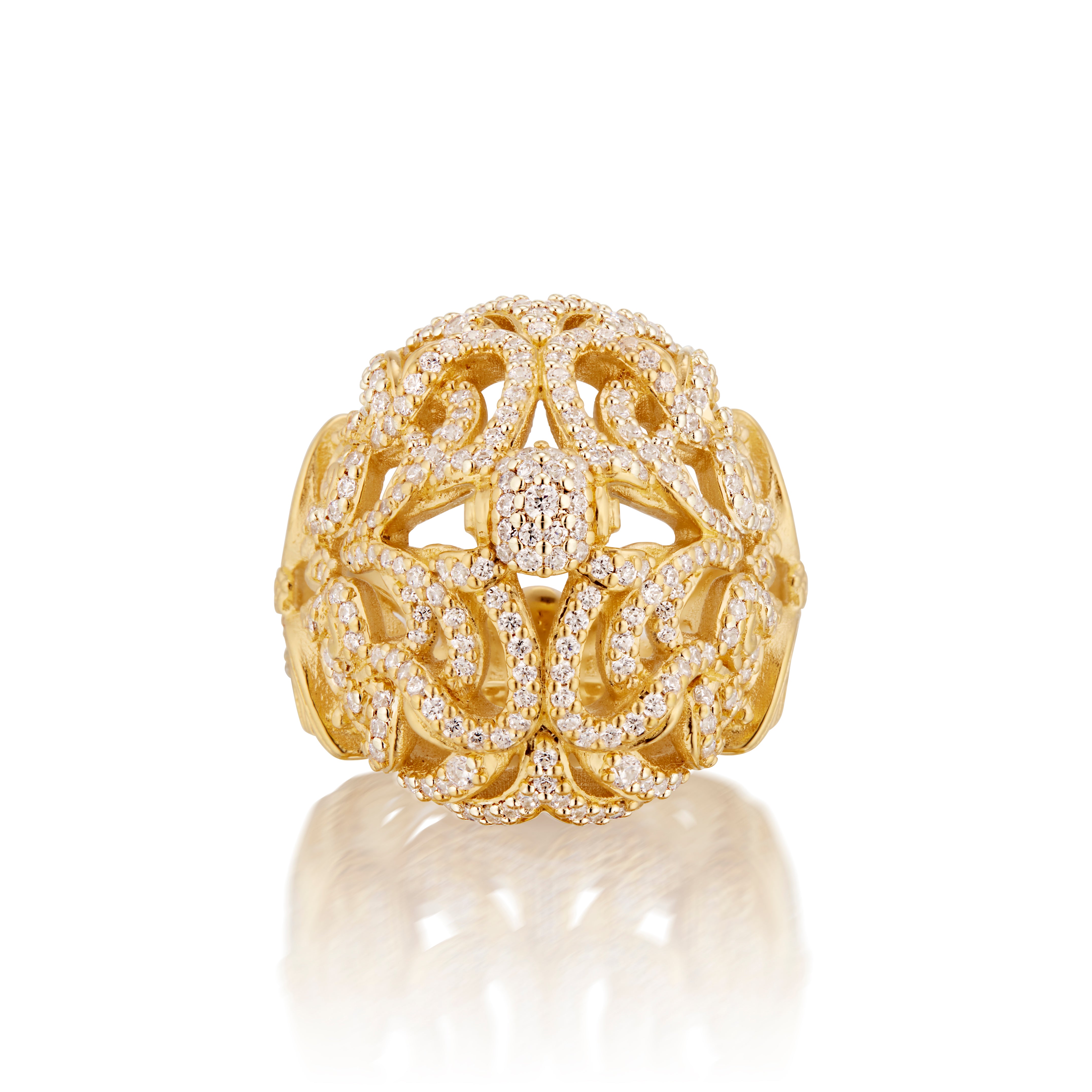 Intricata Ring, Pavé Diamond